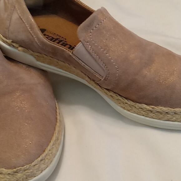 Umberto Raffini Wynne Slip On Champagne Crackled Size 8. Casual - Picture 3 of 7